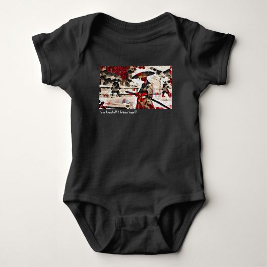 Three Ronin - Artiest - NFT Artisans SamurAI Baby Romper (Voorkant)