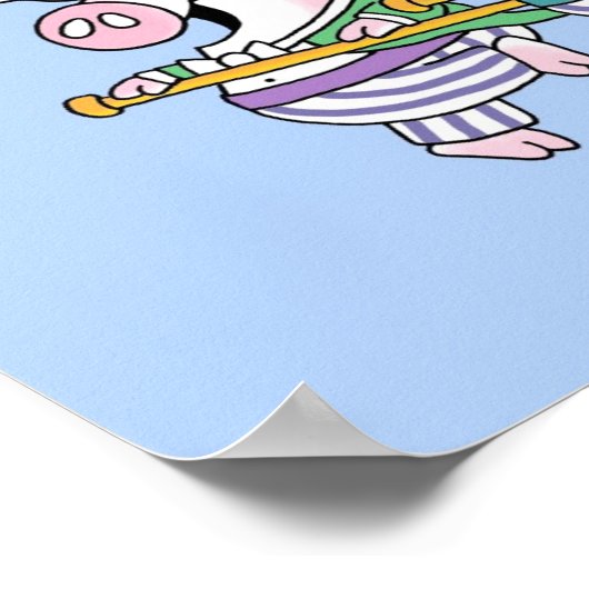 THREE SINGING PIGS affiche par Sandra Boynton (Coin)