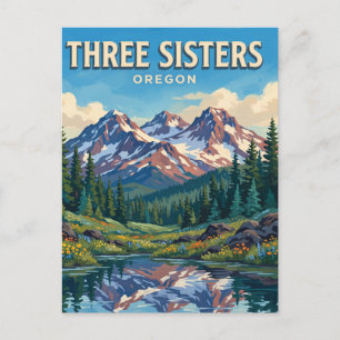 Three Sisters Wilderness Oregon Briefkaart