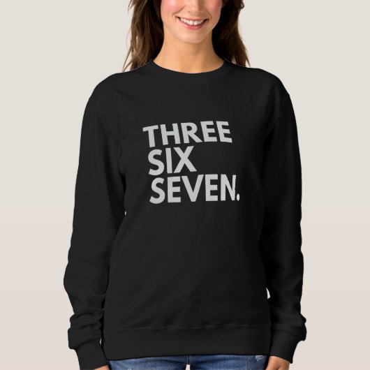 THREE SIX SEVEN Area Code 367 Quebec QC Quebec Can Trui (Voorkant)