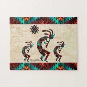 Three Southwest Kokopelli Legpuzzel