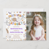 Three Spirit Spooky Groovy Halloween 3e foto Kaart (Voorkant)