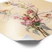 "Three Spirits Mad with Joy" van Warwick Goble Foto Afdruk (Hoek)