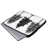 Three Tree Laptop Hoesje Laptop Sleeve (Voorkant onderkant)