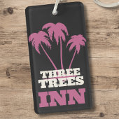 Three Trees Inn (white) Sleutelhanger