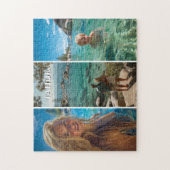 Three Vertical Strip Boho Photo 11x14 Legpuzzel (Verticaal)