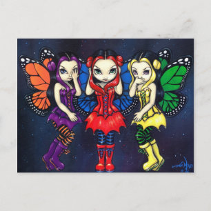 "Three Wise Faeries"-Briefkaart Briefkaart