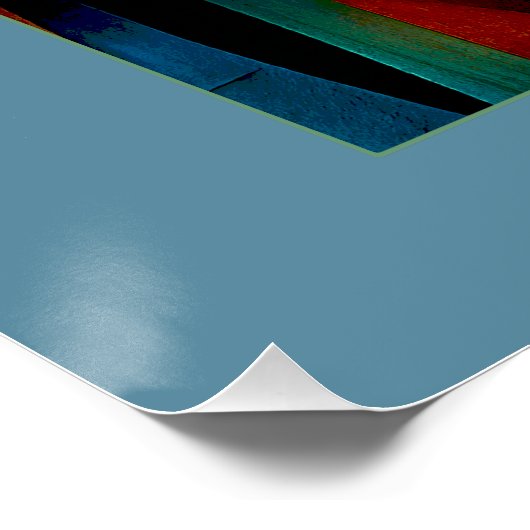 Three Wise Men Abstract Nativity Art Perfect Poster (Hoek)