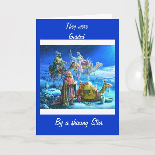 Three Wise Men Card Feestdagen Kaart (Voorkant)