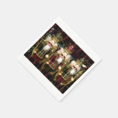 Three Wise Nutcracker Soldiers Christmas Servet (Hoek)