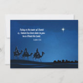 Three Wisemen approaching Bethlehem - Personalize Feestdagenkaart (Voorkant)