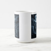 Three Wolves Howling at the Full Moon - Three Wolf Koffiemok (Center)