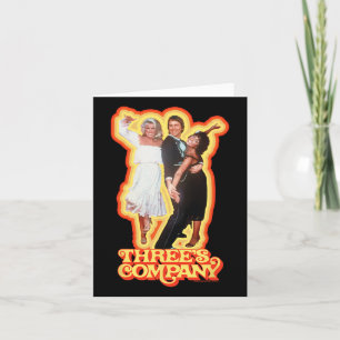 Three's Company Dancing Kamergenoten Retro Jack Ch Kaart