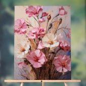 Thrift - Impasto Floral Acryl Bord (Neutraal)