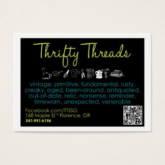 Thrifty Threads Florence Visitekaartjes