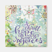 Thrill of Hope  Pastel ChristmasInspirivity Magneet (Voorkant)