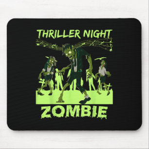 Thriller Night Halloween Dancing Zombie Muismat