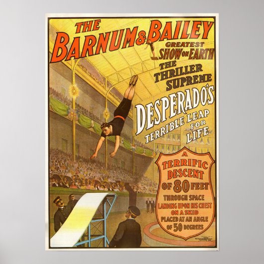 Thriller Supreme Desperado Circus Poster (Voorkant)