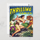 Thrilling Comics 71 Briefkaart (Voorkant / Achterkant)