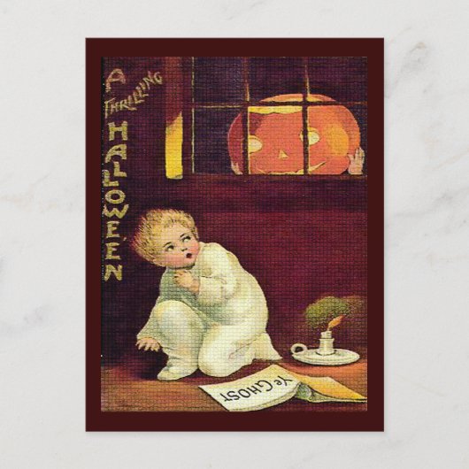 Thrilling Halloween Briefkaart (Voorkant)