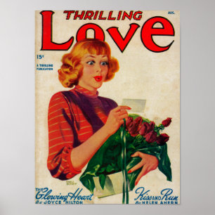 Thrilling Love Magazine Hoesje Poster