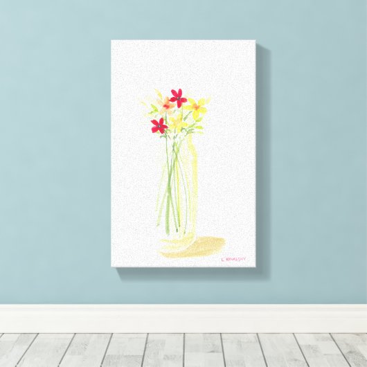 Thrive 2 Aquarelle Originale Sur Toile (Insitu (Plancher de Bois))