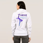 Thrive Ballet Zip over hoodie (Achterkant volledig)