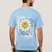 Thrive Daisy À damiers TShirt (Dos)