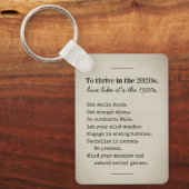 Thrive in 2026 Encouraging Advice Sleutelhanger (Voorkant)