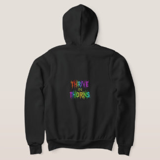 "Thrive in Thorns" Sweat - shirt à capuche Full-Zi
