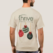 Thrive Noël ornements TShirt (Dos)