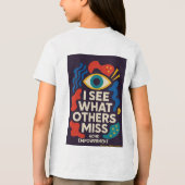 Thriving With ADHD * I See What Others Miss Tri-Blend Shirt (Achterkant)