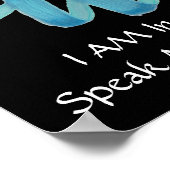 Throat Chakra Art #1 - Zelfexpressie Poster (Hoek)