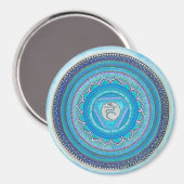 Throat Chakra Mandala Magnet (Recto/Verso)
