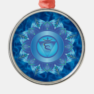 Throat Chakra Ornaments Metalen Ornament