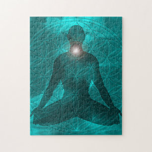 Throat Chakra Vishuddha Legpuzzel