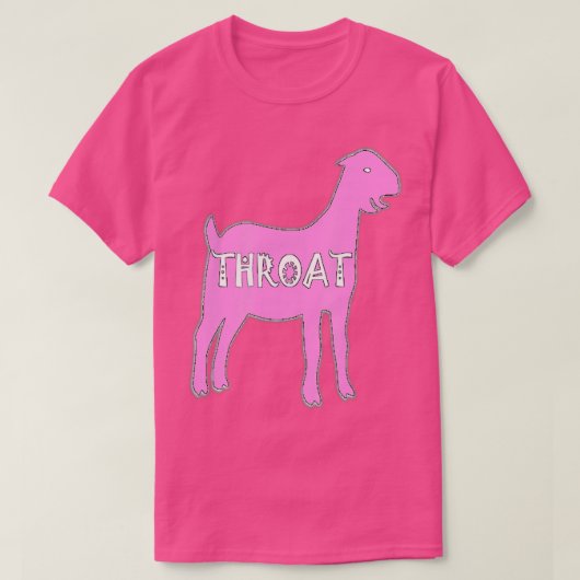 Throat Goat 1 T-shirt (Design voorkant)
