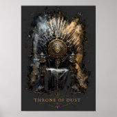 Throne of Dust Dark Fantasy Poster (Voorkant)