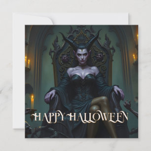Throned Demon Queen bij kaarslicht