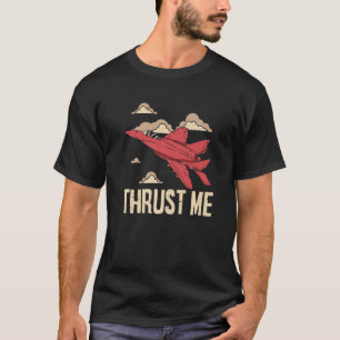 Throstuwdammen Vuurvliegtuig Jet Pilot Aviator Avi T-shirt