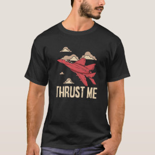 Throstuwdammen Vuurvliegtuig Jet Pilot Aviator Avi T-shirt