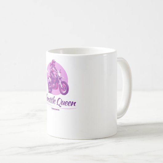 Throttle Queen Coffee Mug (Devant droit)