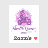  Throttle Queen Sticker (Feuille)
