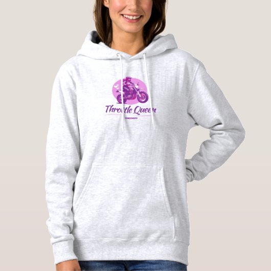 Throttle Queen Women’s Hoodie (Voorkant)