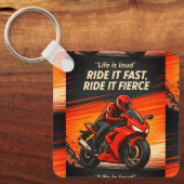 Throttle Rush: Rijd met de wind Sleutelhanger (Voorkant)