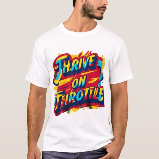 Throttle T-shirt gedijen (Voorkant)
