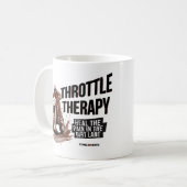 Throttle Therapy Dirt Bike Coffee Mug (Devant gauche)
