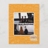 Through thick and thin briefkaart (Voorkant)