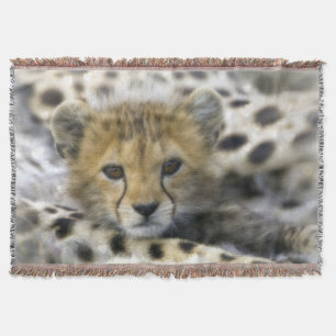 Throw Blanket/Cheetah Cub Deken