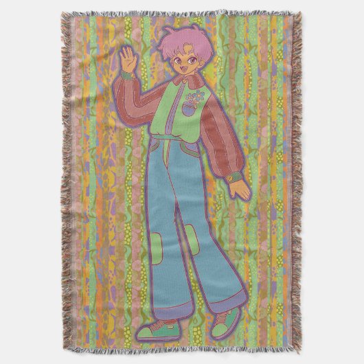 Throw Blanket Deken (Voorkant Verticaal)